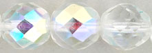 Fire-Polish 12mm (loose) : Crystal AB