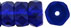 Firepolish 6/3mm Rondell (loose) : Cobalt