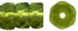 Firepolish 6/3mm Rondell (loose) : Olivine