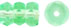 Firepolish 6/3mm Rondell (loose) : Peridot