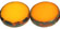 Table Cut Coin Bead 10mm : Opaque Orange - Picasso