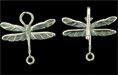 Dragonfly Hook and Clasp : Antique Silver
