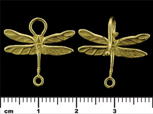 Dragonfly Hook and Clasp : Brass