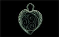 Heart Nouveau Frame 25/19mm : Gun Metal