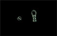 Rustic Crimp Tube with Loop 10/3mm : Gun Metal
