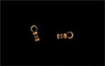 Rustic Crimp Tube with Loop 7/3mm : Antique Copper