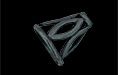 Open Marquise Cone 12mm : Gun Metal