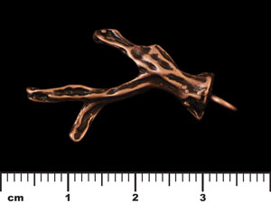 Branch Pendant 30/18mm : Antique Copper