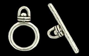 Round Swivel Toggle Set : Antique Silver