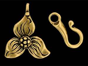 Trillium Toggle Set : Antique Brass