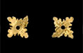 Oak Leaf Cap 6mm : Gold