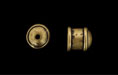 Banded End Cap 8mm : Antique Brass