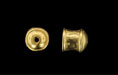 Banded End Cap 8mm : Gold