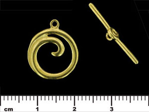 Spiral Toggle Set : Gold