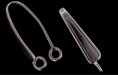 Ridged Double Loop Bail 26/5mm : Gun Metal