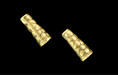 Textured Cones 12/5mm : Antique Brass