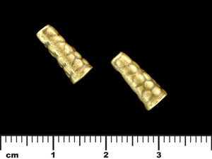 Textured Cones 12/5mm : Antique Brass
