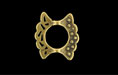 Festive Oval Bead Frame 12/15mm : Antique Brass
