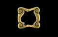 Scrolling Bead Frame 13/15mm : Antique Brass