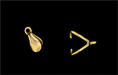 Pinch Bail 10/4mm : Antique Brass
