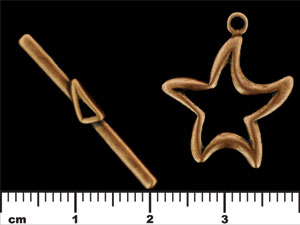 Star Toggle : Antique Copper