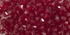 M.C. Beads 4 x 4mm - Bicone : Ruby