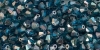 M.C. Beads 4 x 4mm - Bicone : Capri Blue - Celsian