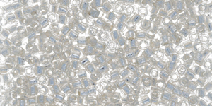 Matubo 10/0 (2,1 mm): Crystal - Silver-Lined