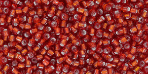 Matubo 10/0 (2,1 mm): Ruby - Silver-Lined