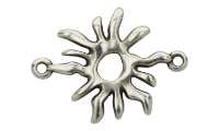 Sun connector Silver antique