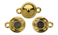 Magnetic clasp sphere Gold 24K NF