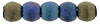 Round Beads 2mm (loose) : Matte - Iris - Blue