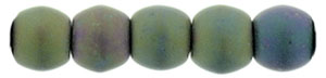 Round Beads 2mm (loose) : Matte - Iris - Purple