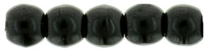 Round Beads 2mm (loose) : Jet