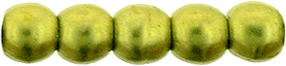 Round Beads 2mm (loose) : ColorTrends: Saturated Metallic Primrose Yellow