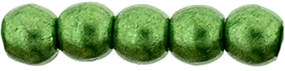Round Beads 2mm (loose) : ColorTrends: Saturated Metallic Kale