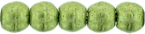 Round Beads 2mm (loose) : ColorTrends: Saturated Metallic Greenery