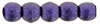 Round Beads 2mm (loose) : Metallic Suede - Purple