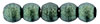 Round Beads 2mm (loose) : Metallic Suede - Lt Green