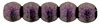 Round Beads 2mm (loose) : Metallic Suede - Pink