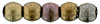 Round Beads 2mm (loose) : Matte - Metallic Leather