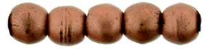 Round Beads 2mm (loose) : Matte - Metallic Bronze Copper