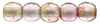 Round Beads 2mm (loose) : Luster - Transparent Topaz/Pink