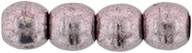 Round Beads 3mm (loose) : ColorTrends: Saturated Metallic Almost Mauve