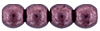 Round Beads 3mm (loose)  : ColorTrends: Saturated Metallic Red Pear