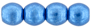 Round Beads 3mm (loose)  : ColorTrends: Saturated Metallic Nebulas Blue
