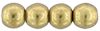 Round Beads 3mm (loose) : ColorTrends: Saturated Metallic Ceylon Yellow