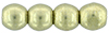 Round Beads 3mm (loose) : ColorTrends: Saturated Metallic Limelight