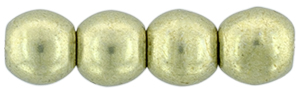 Round Beads 3mm (loose)  : ColorTrends: Saturated Metallic Limelight