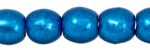 Round Beads 3mm (loose) : ColorTrends: Saturated Metallic Galaxy Blue